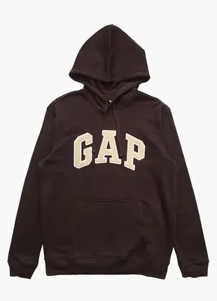 Худи gap box logo hoodie оригинал! turkish coffee