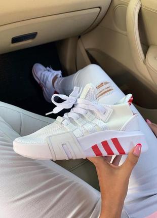 Кроссовки женские adidas equipment adv bask white red