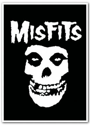 Misfits - рок группа плакат