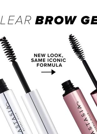 Прозорий гель для брів anastasia beverly hills strong hold clear brow gel in clear (colorless)2 фото