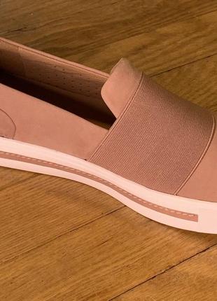 Р.41,41.5 clarks шкіряні сліпони оригінал4 фото
