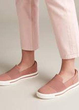 Р.41 clarks шкіряні сліпони оригінал