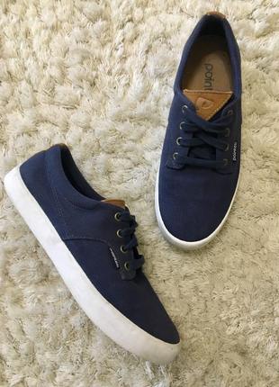 Мокасины pointer оригинал кожа текстиль кеды 38