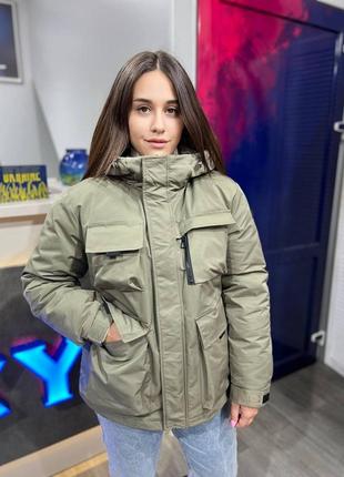 Парка женская. аляска-куртка з карманами3 фото