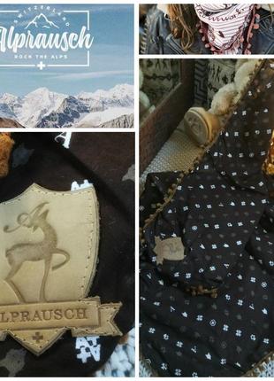 Alprausch стильный платок швейцарского бренда/винтаж