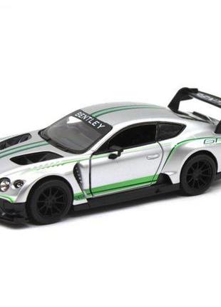 Машинка kinsmart "bentley continental gt3", серая