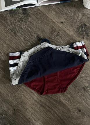 Трусы женские, набор из 3х шт, Tommy hilfiger, оригинал.2 фото