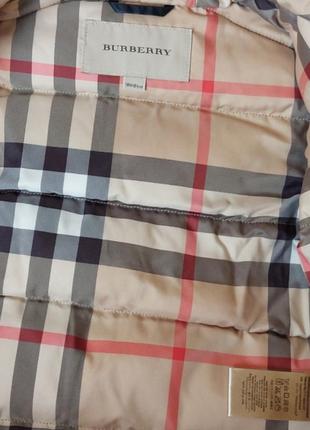 Курточка пуховик burberry18m.kiabi, prenatal 12-18.2 фото