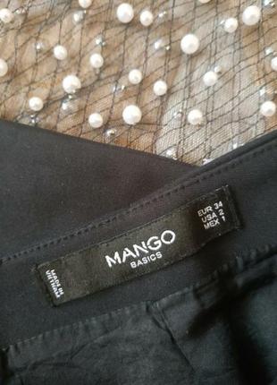 Мини юбка от mango 🥭, 55% бавовна2 фото