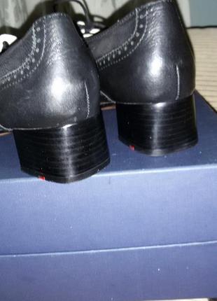 Кожаные демисезонные туфли немецкого бренда lloyd, 40 размер (27 см)4 фото
