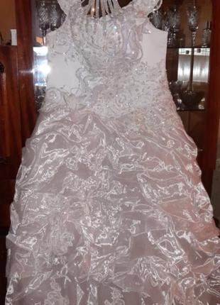 Красивое свадебное платье3 фото