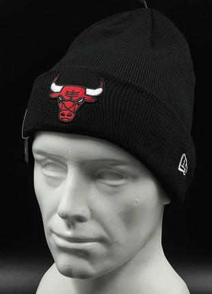 Оригинальная черная шапка new era chicago bulls nba  12156075