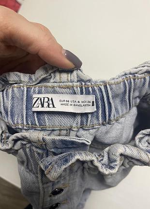 Джинсові шорти zara 2