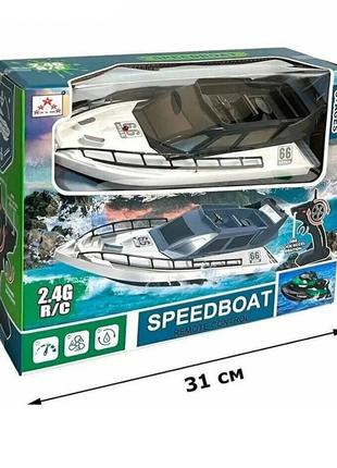 Радиоуправляемая игрушка катер speed boat на аккумуляторе6 фото