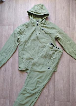 Мужские брюки для тренинга nike therma-fit pants тёплые спортивные штаны флисовые новые оригинал6 фото