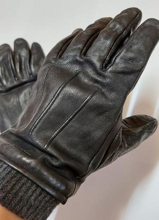 Якісні шкіряні рукавиці isotoner