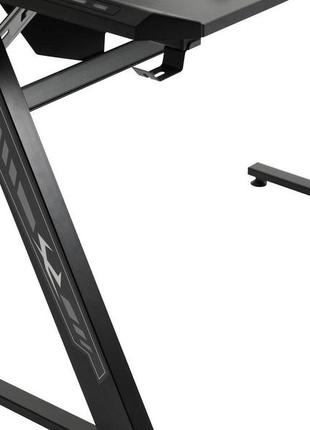 Стіл ігровий, геймерський - комп'ютерний з різнокольоровою led-підсвіткою та тримачами...