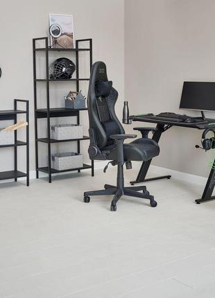 Стіл ігровий, геймерський - комп'ютерний з різнокольоровою led-підсвіткою та тримачами...