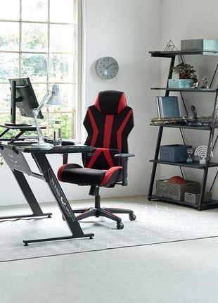 Стіл ігровий, геймерський - комп'ютерний з різнокольоровою led-підсвіткою та тримачами...