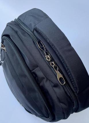 Мужской рюкзак городской для ноутбука черный серый удобный качественный5 фото