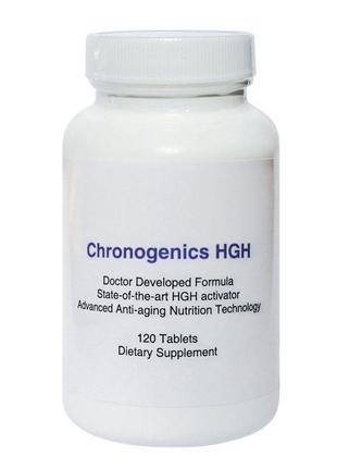 Антивозрастная пищевая добавка chronogenics hgh 40+ 120 шт