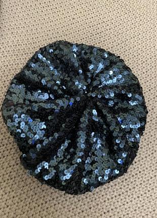 Шапка беретка для дівчинки