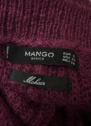 Мохер,вовна,светр,реглан,пуловер,кофта,mango, 4