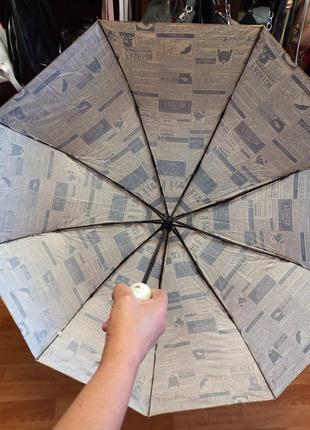 Жіноча парасолька-полуавтомат.7 фото