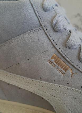 Высокие оригинальные кроссовки puma nyc suede mid park. большие размеры обуви 48 размер6 фото