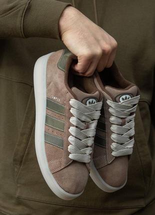 Кроссовки adidas campus brown\haki1 фото