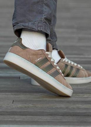 Кроссовки adidas campus brown\haki9 фото