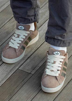 Кроссовки adidas campus brown\haki10 фото