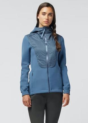 Шикарная технологичная куртка lamount antonia cahmere hybrid jacket antic blue1 фото