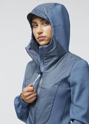 Шикарная технологичная куртка lamount antonia cahmere hybrid jacket antic blue2 фото
