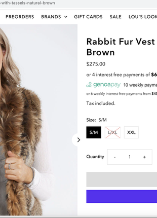 Меховая жилетка из кролика natural dark fur rabbit vest10 фото