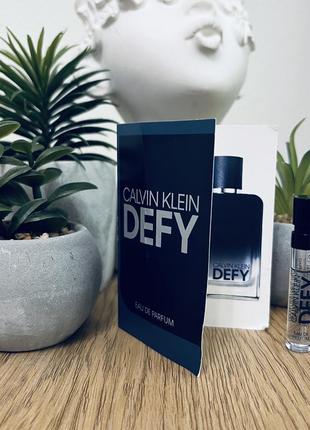 Оригінал пробник парфум парфумована вода calvin klein defy оригинал парфюм парфюмированая вода1 фото