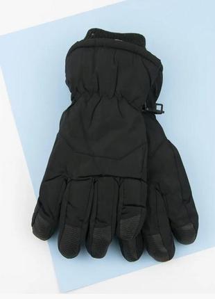 Рукавички болоньєві іпідліткові з хутром на гумці