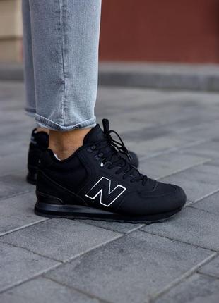 Зимние кроссовки на меху new balance 574 winter