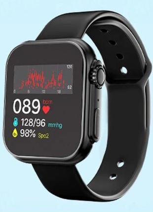 Смартгодинник smart watch u8 black, зелений1 фото