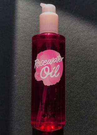 Олійка для тіла victoria’s secret масло для тела body oil pink rosewater1 фото