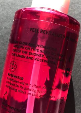 Олійка для тіла victoria’s secret масло для тела body oil pink rosewater3 фото
