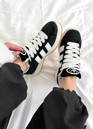 Adidas campus white black