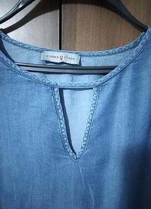 Блуза джинсова рубашка3 фото