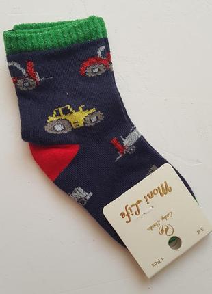 Носки для малышей на размер ножки 10/12 см, 12/14 см