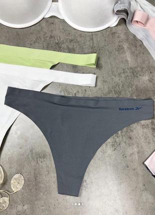 Трусы reebok серые