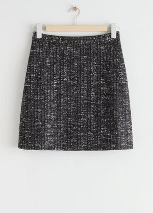 Юбка941ured mini skirt