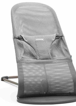 Крісло-шезлонг babybjorn balance bliss grey mesh