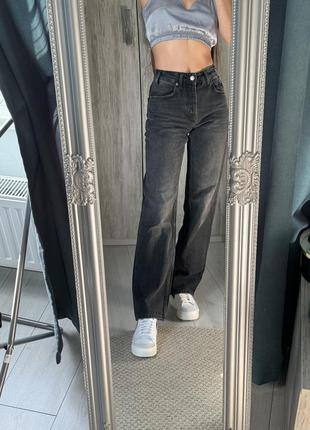 Zara wideleg jeans джинсы широкие зара