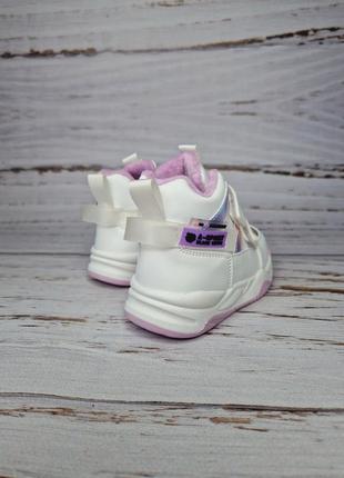 Демісезонні черевики / хайтопи для дівчинки4 фото