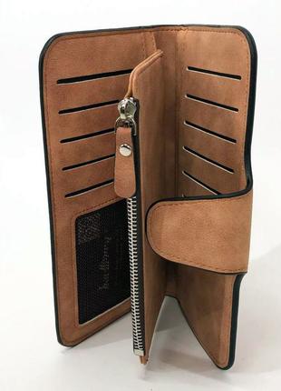 Женский кошелек клатч портмоне baellerry forever n2345, компактный кошелек девочке. цвет: коричневый2 фото